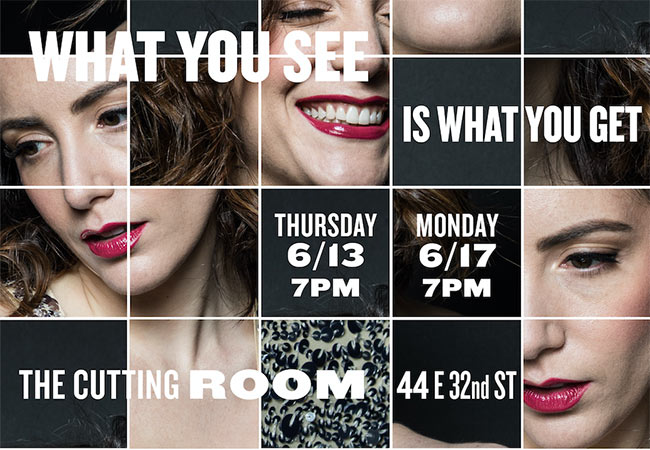 what you see is what you get promo sign